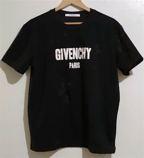 givenchy shirts 2018|givenchy distressed t shirt.